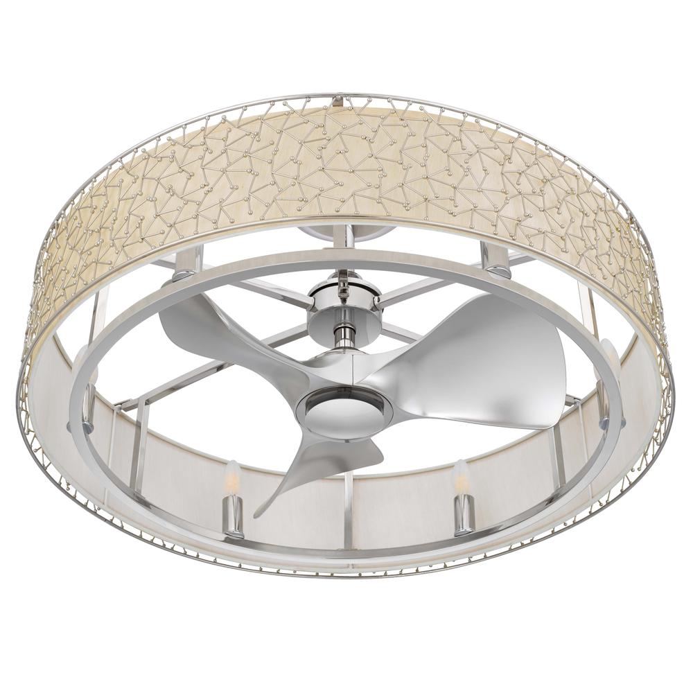 4W Led E12 X 6. 6 Speed Breezy Meadow Ultra Quiet Fan Light. Picture 3