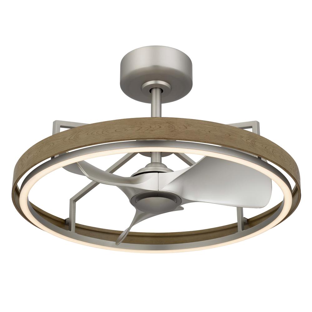 30W, 580 Lumen, 3000K Dimmable 6 Speed Led Arroyo Ultra Quiet Fan Light. Picture 2