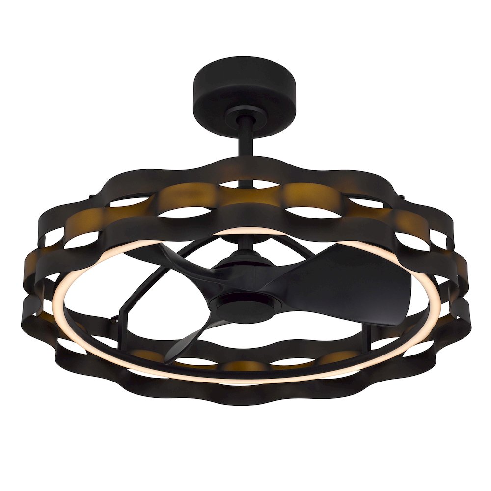 30W, 500 Lumen, 3000K Dimmable 6 Speed Led Arroyo Ultra Quiet Fan Light. Picture 7