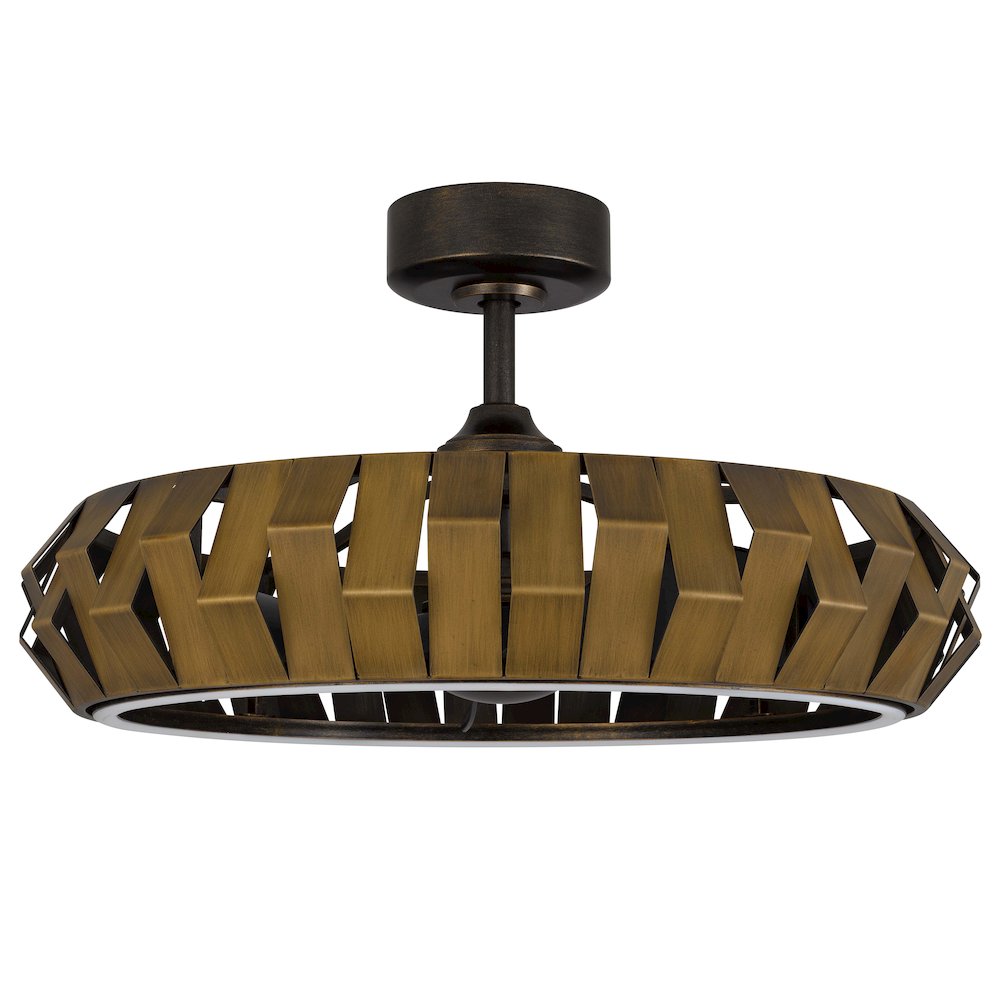 30W, 500 Lumen, 3000K Dimmable 6 Speed Led Arroyo Ultra Quiet Fan Light. Picture 6