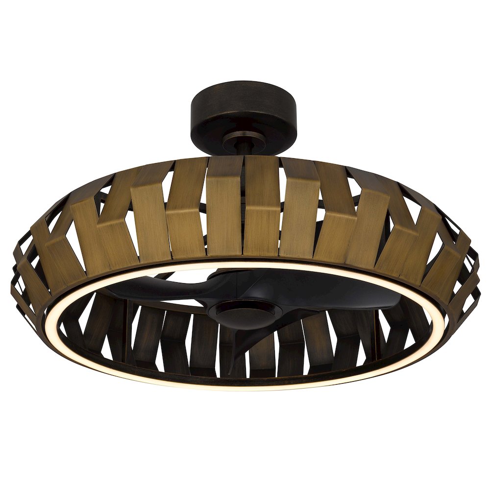 30W, 500 Lumen, 3000K Dimmable 6 Speed Led Arroyo Ultra Quiet Fan Light. Picture 8