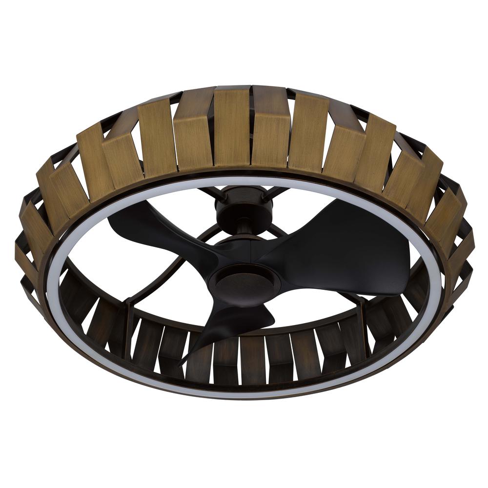 30W, 500 Lumen, 3000K Dimmable 6 Speed Led Arroyo Ultra Quiet Fan Light. Picture 3
