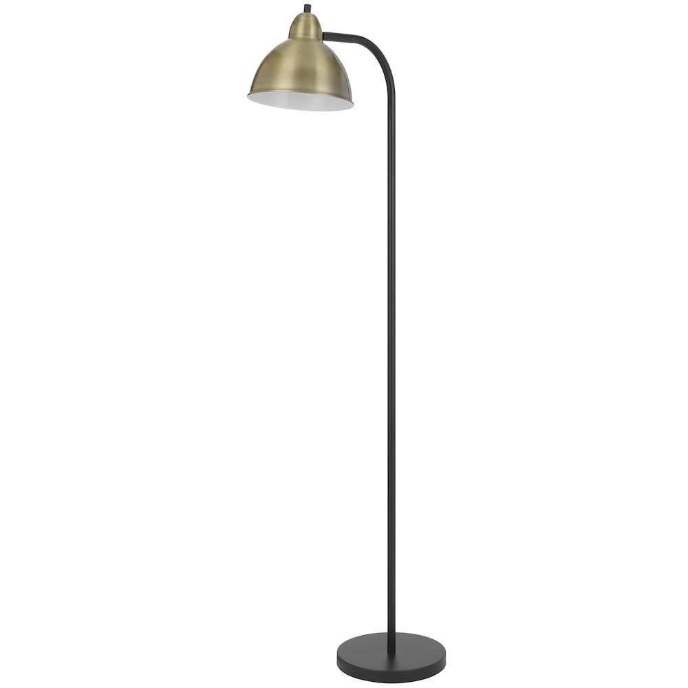60 Watt Morley Metal Floor Lamp with Dome Shade. Picture 1