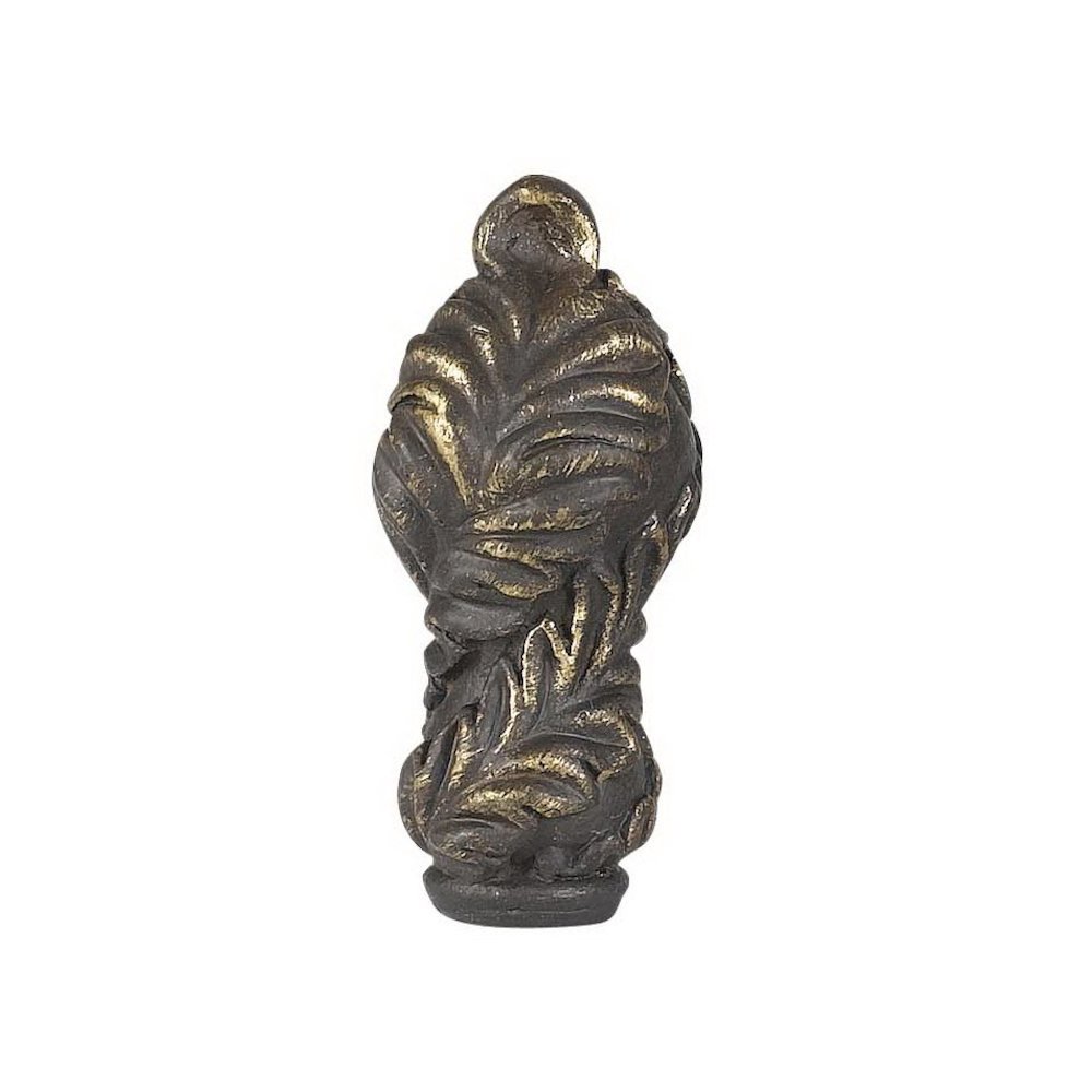 2.5" Metal Cast Finial in Dark Bronze Finish. Picture 1
