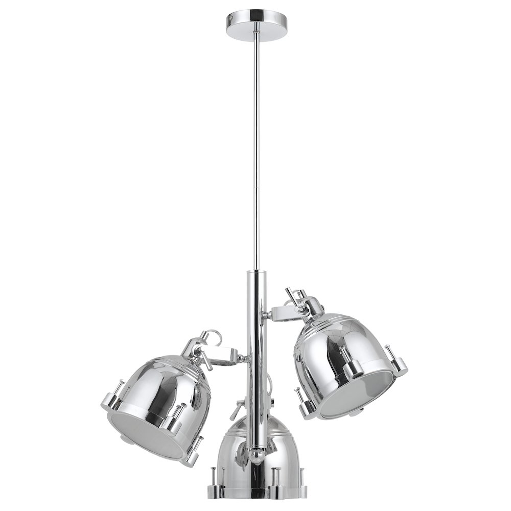 60W X 3 Hubble 3 Light Chandelier. Picture 1