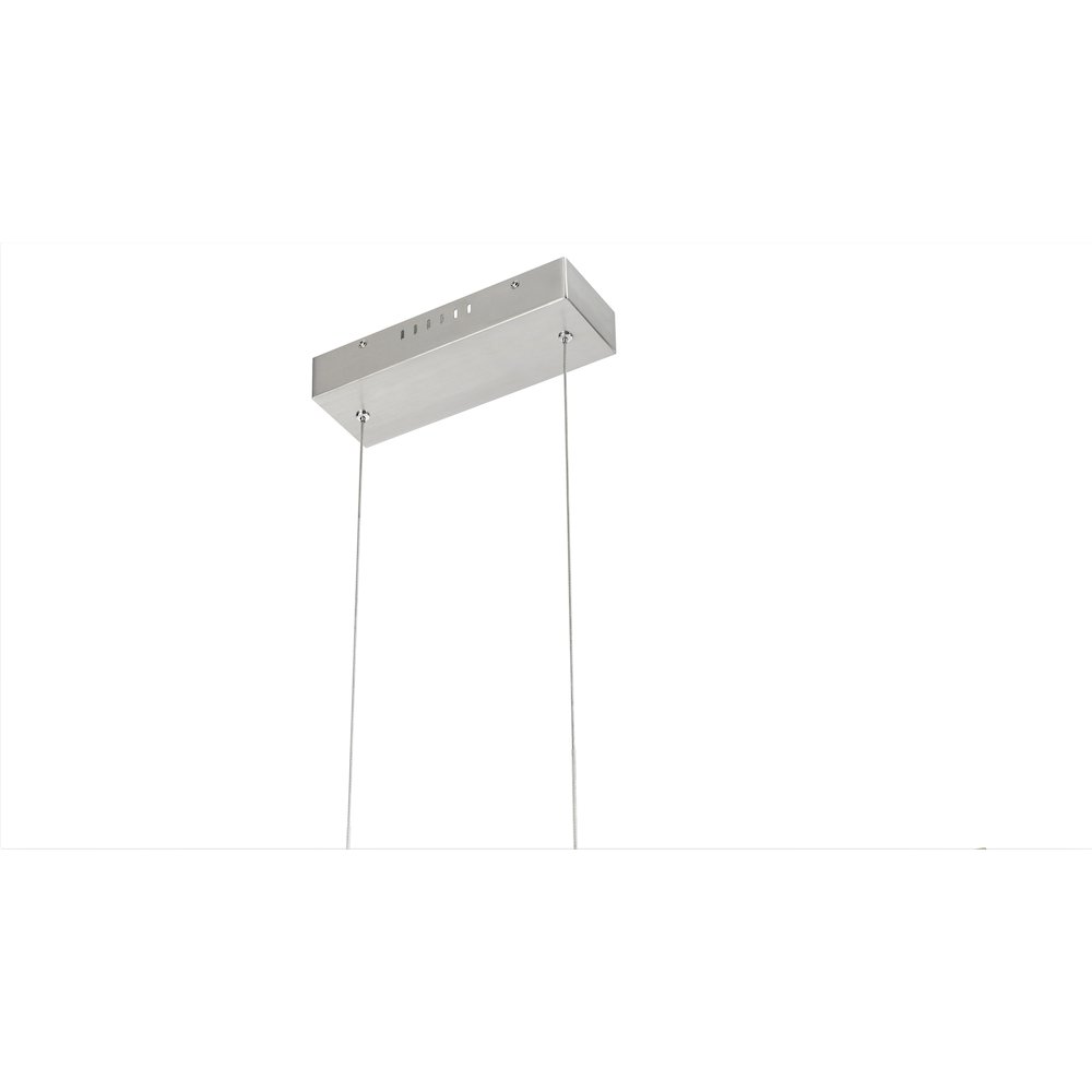 Colmar integrated LED Rubber wood ceiling island light. Picture 3