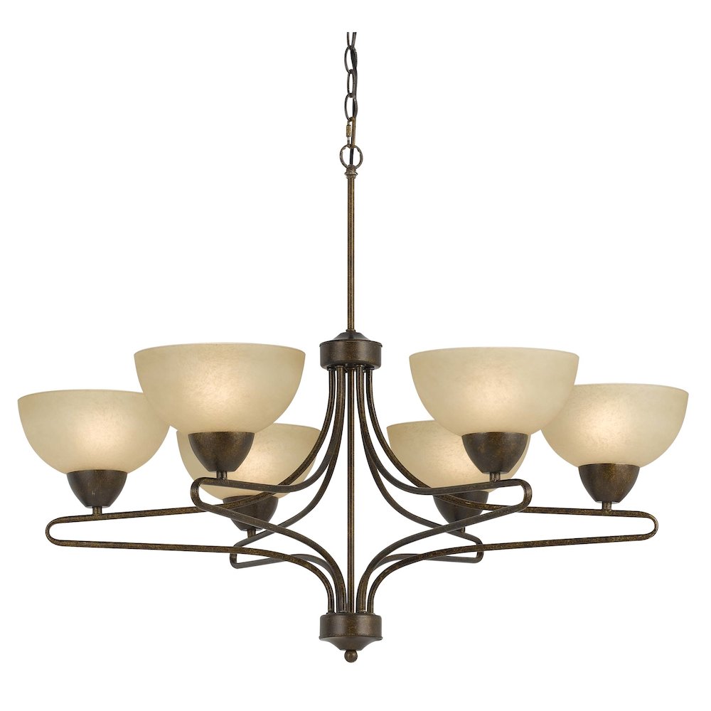 60W X 6 Romano 6 Light Chandelier. Picture 1