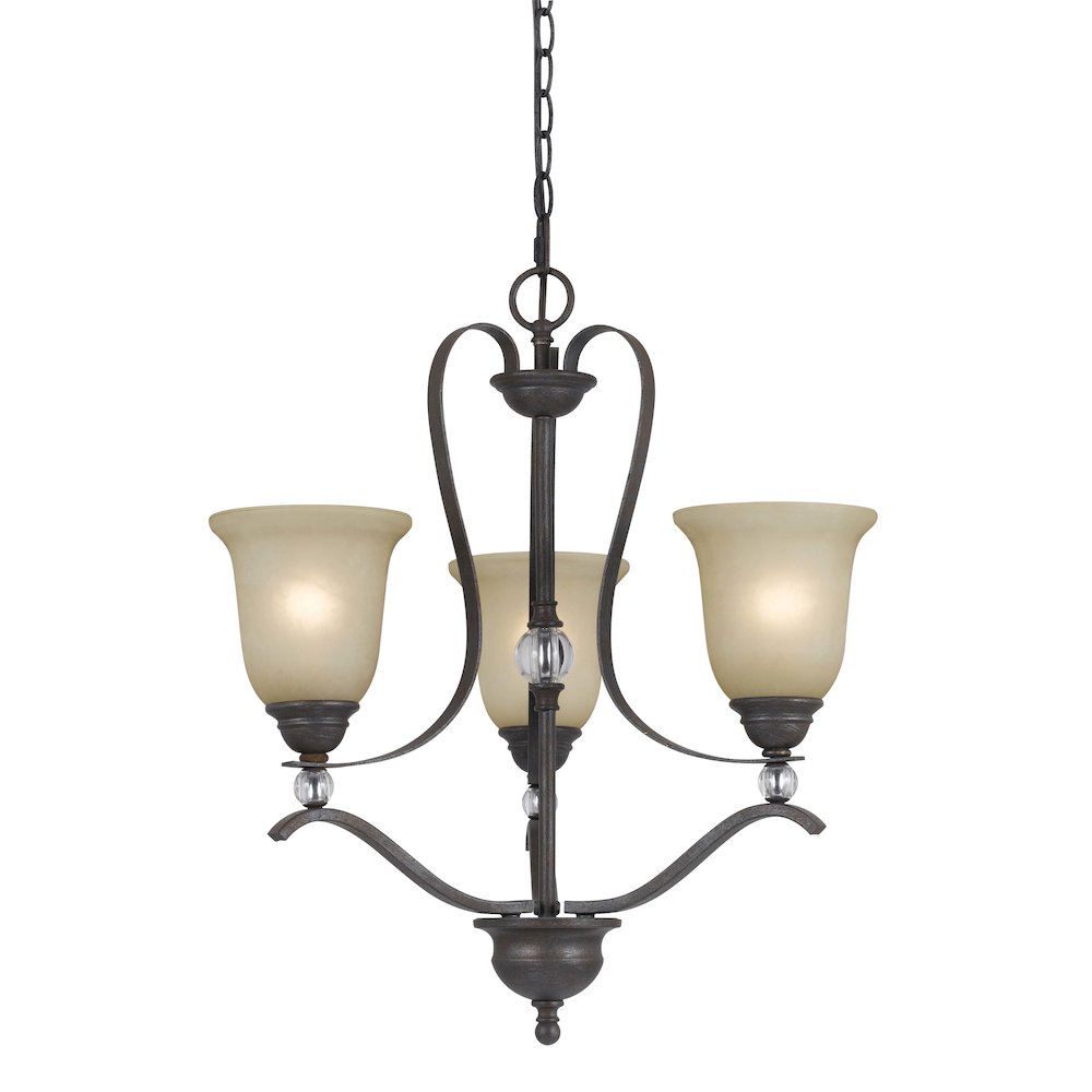 60W X 3 Riverton 3 Light Chandelier. Picture 1