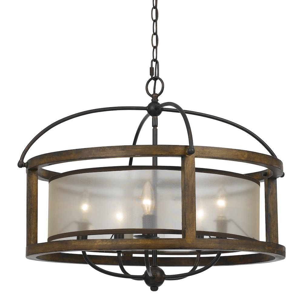 60W X 5 Round Chandelier. Picture 1