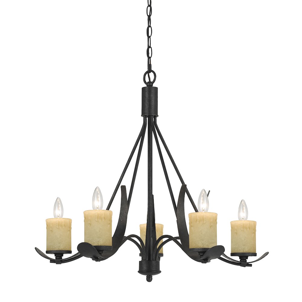 5 Light Morelis Chandelier. Picture 1
