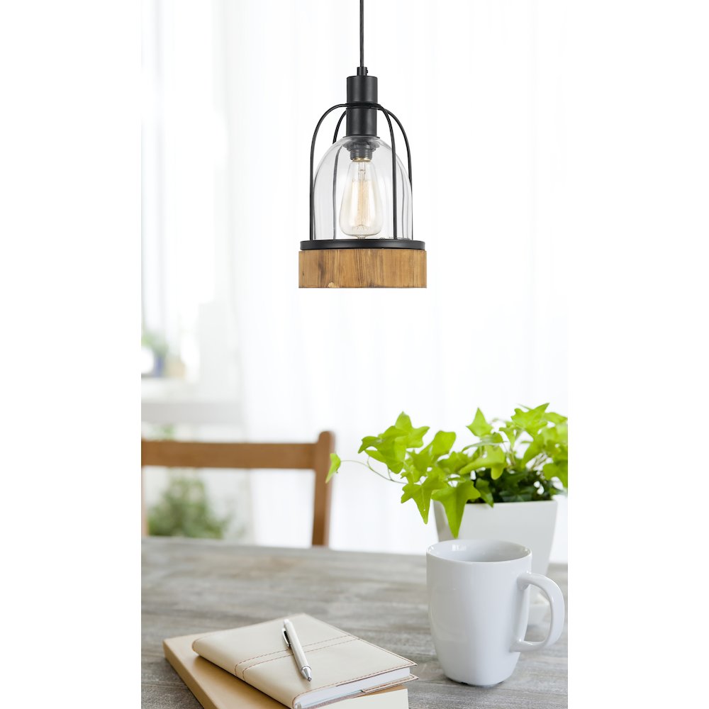 60W Beacon Glass Pendant(Edison Bulbs Not Included). Picture 2