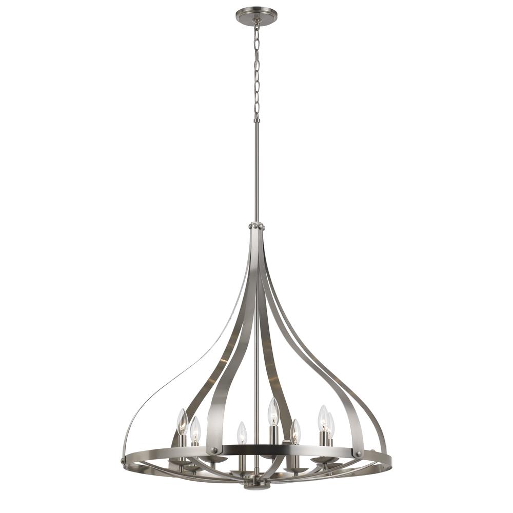 60W X 8 Meridian Chandeliler. Picture 1
