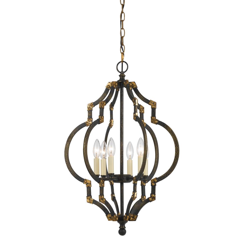40W X 6 Howell Metal Pendant. Picture 1