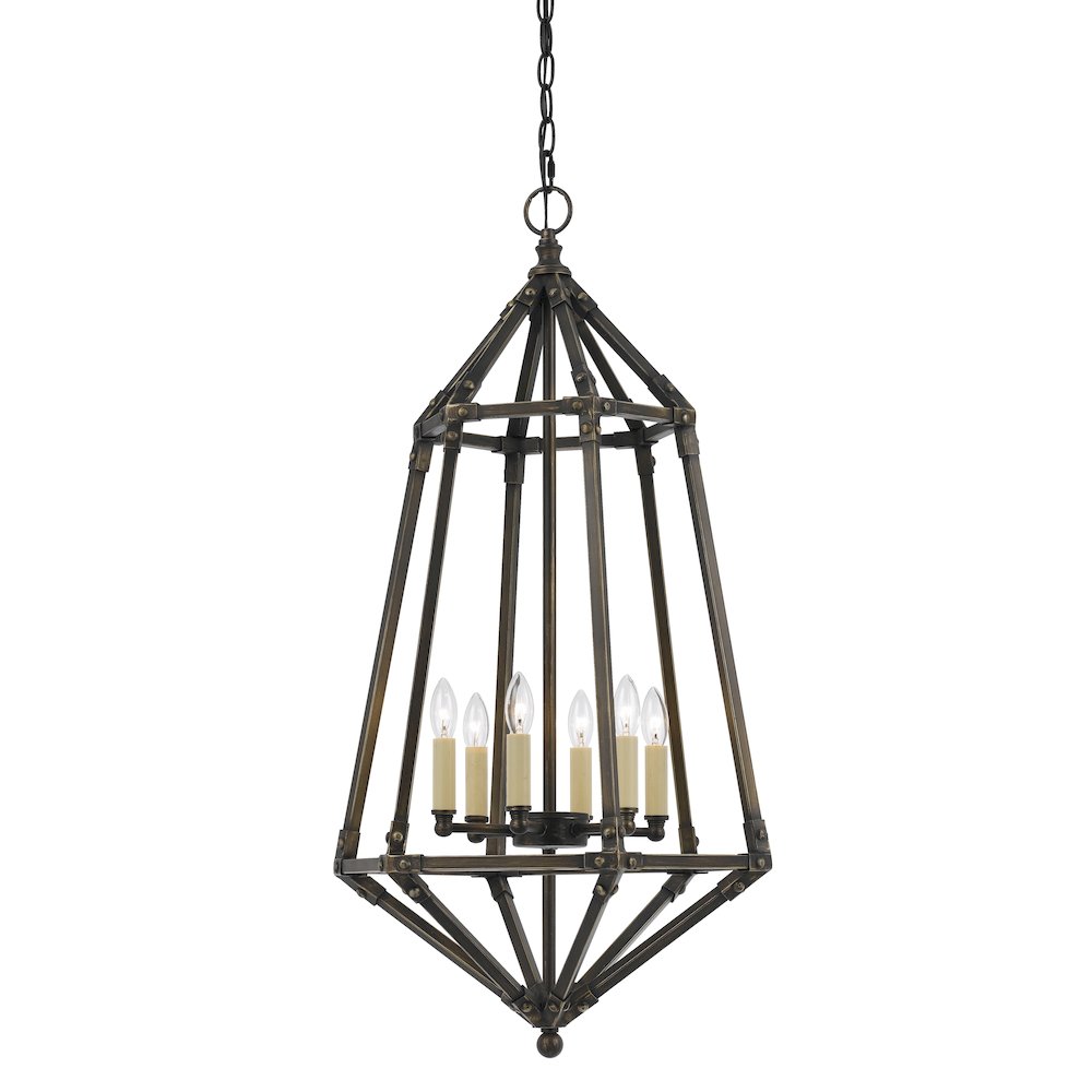 40W X 6 Denmark Metal Pendant. Picture 1