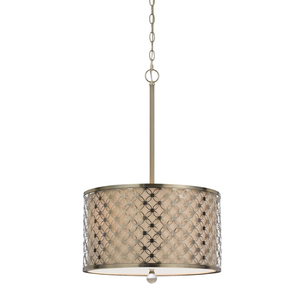 60W X 3 Myrtle Metal Pendant. Picture 1