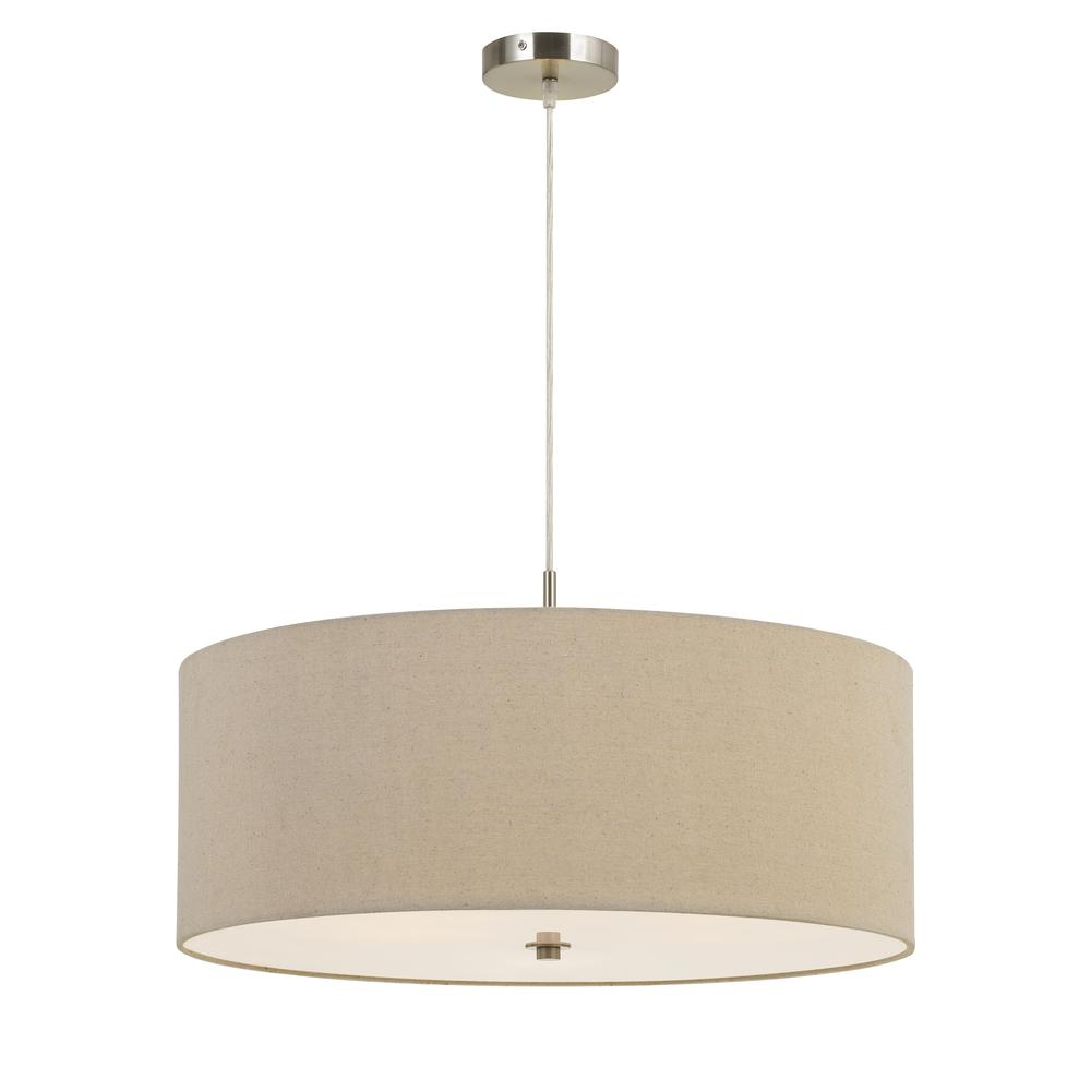 60W X 3 Addison Drum Pendant Fixture. Dia:24". Picture 1