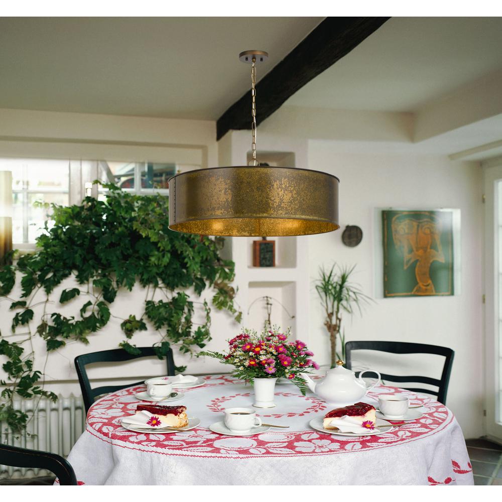 60W X 5 Rochefort Metal 5 Light Chandelier. Picture 1