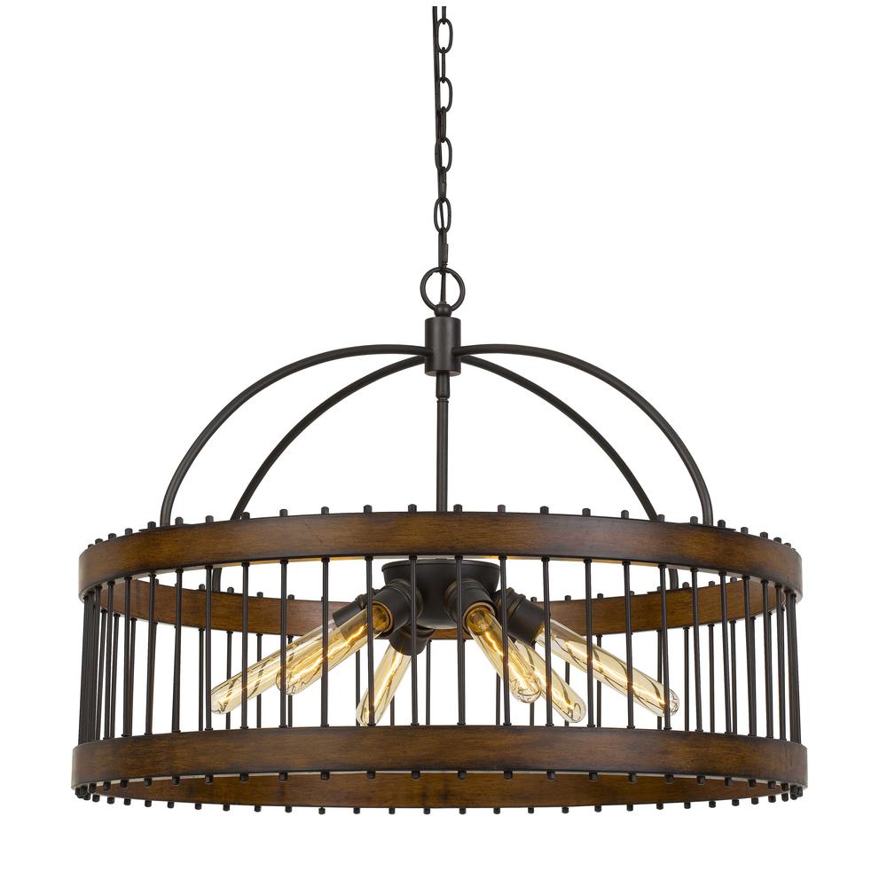 Cantania 60W X 6 Metal Pendant Fixture  (Edison Bulbs Not Included). Picture 2