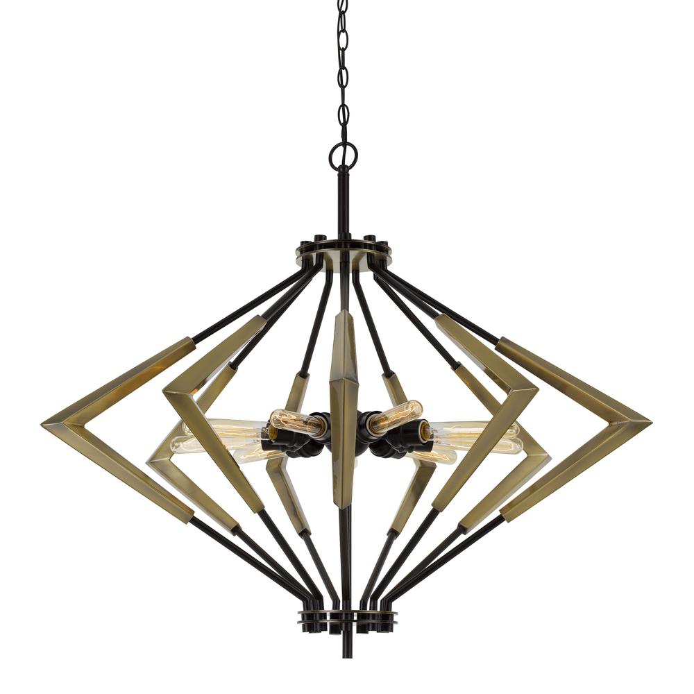 Malounta 60W X 9 Metal Chandelier  (Edison Bulbs Not Included). Picture 1