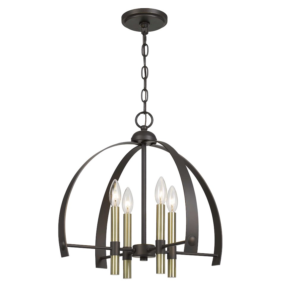 Utica Metal Chandelier. Picture 3
