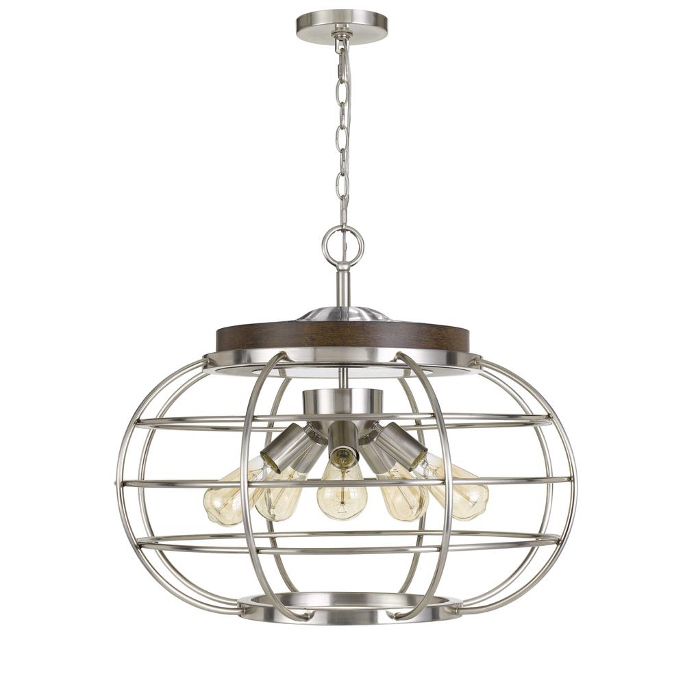 Liberty Metal Chandelier (Edison Bulbs Not Included). Picture 1