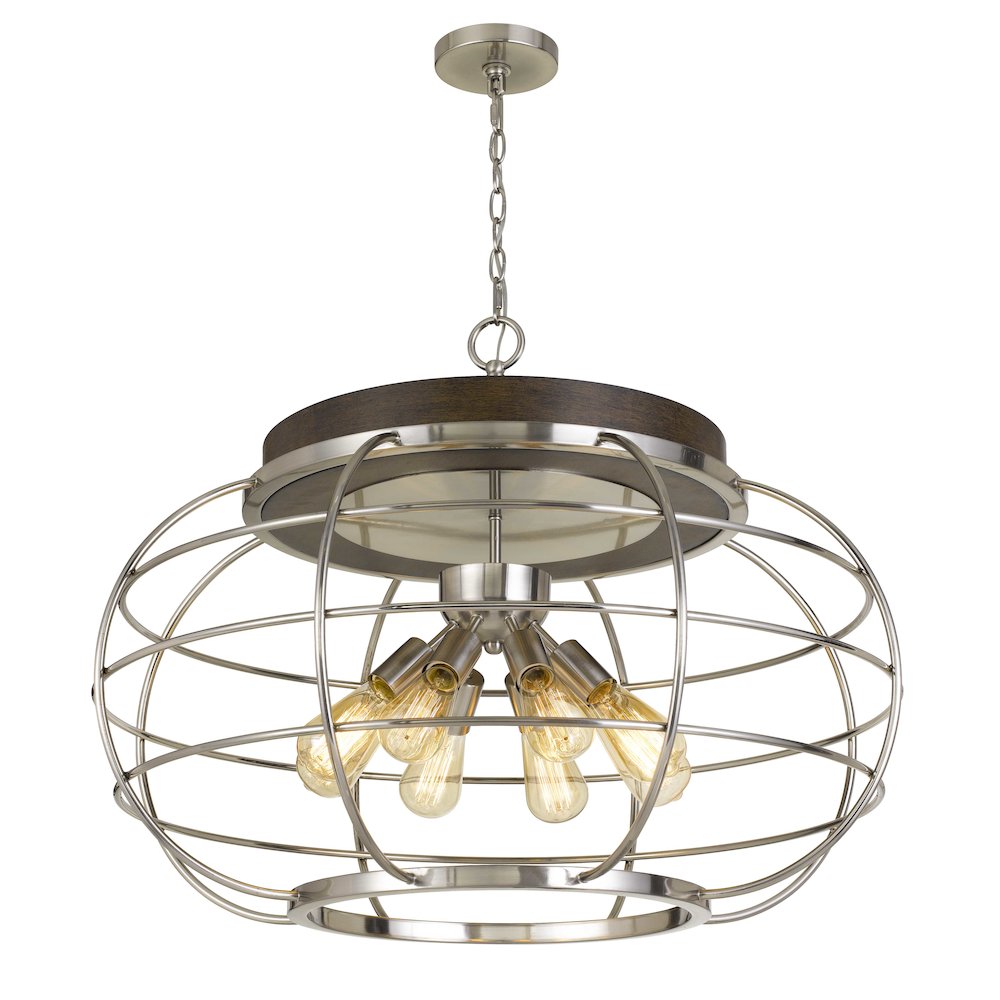 Liberty Metal Chandelier (Edison Bulbs Not Included). Picture 3