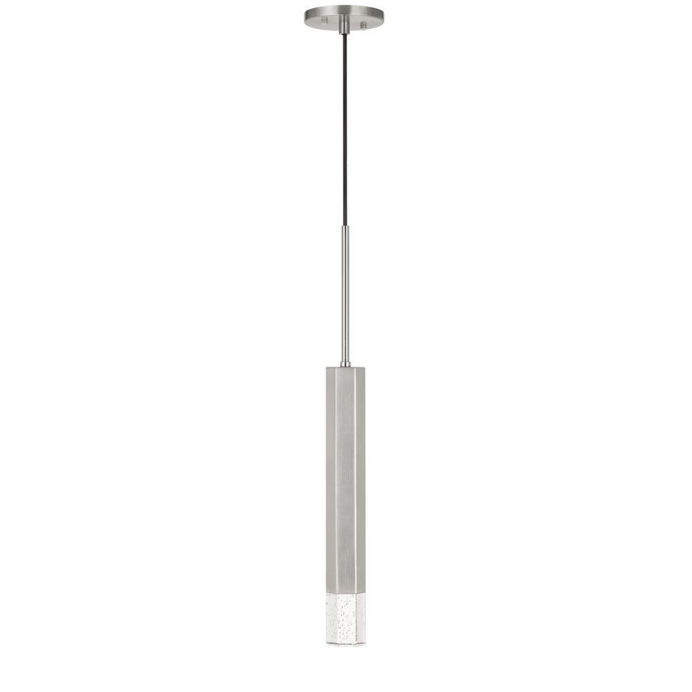 Troy Integrated Led Dimmable Hexagonaluminum Casted 1 Light Pendant. Picture 1