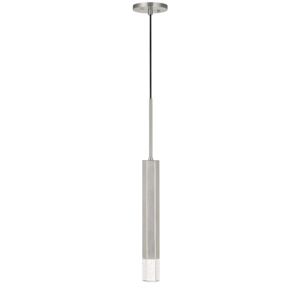 Troy Integrated Led Dimmable Hexagonaluminum Casted 1 Light Pendant. Picture 1