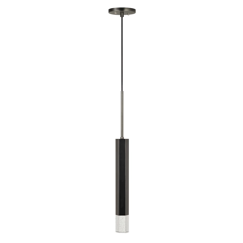 Troy Integrated Led Dimmable Hexagonaluminum Casted 1 Light Pendant. Picture 1