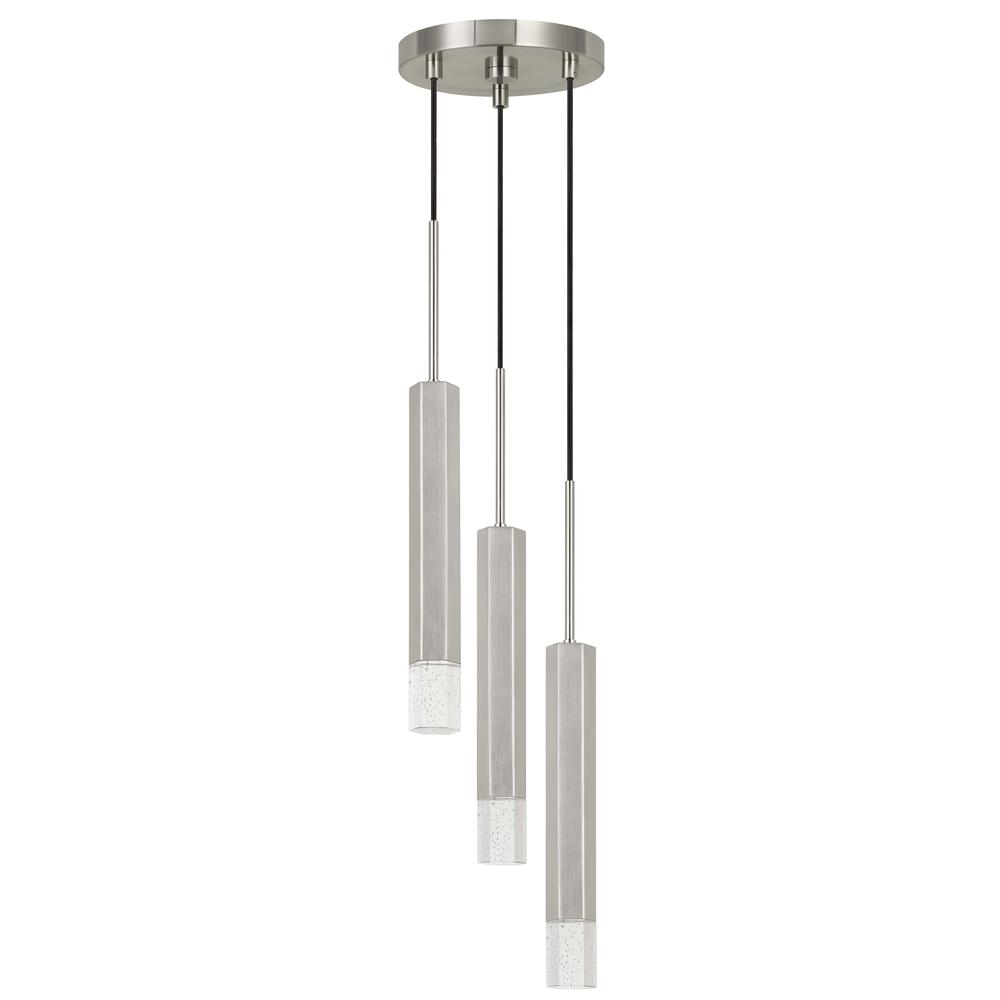 Troy Integrated Led Dimmable Hexagon Aluminum Casted 3 Lights Pendant. Picture 1