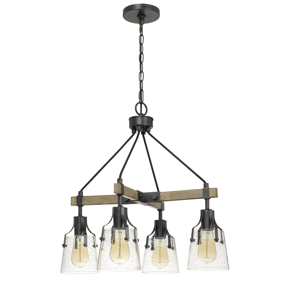 60W X 4 Aosta Metal Chandelier. Picture 1