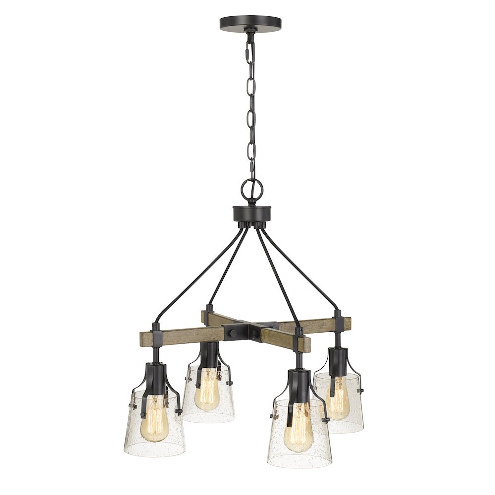 60W X 4 Aosta Metal Chandelier. Picture 3