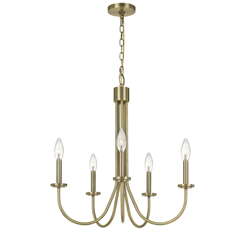 60W X 5 Spiez Metal Chandelier. Picture 1