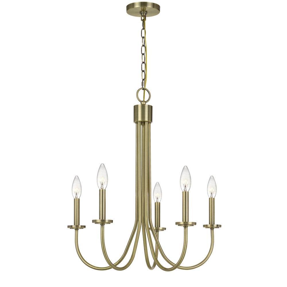 60W X 5 Spiez Metal Chandelier. Picture 3