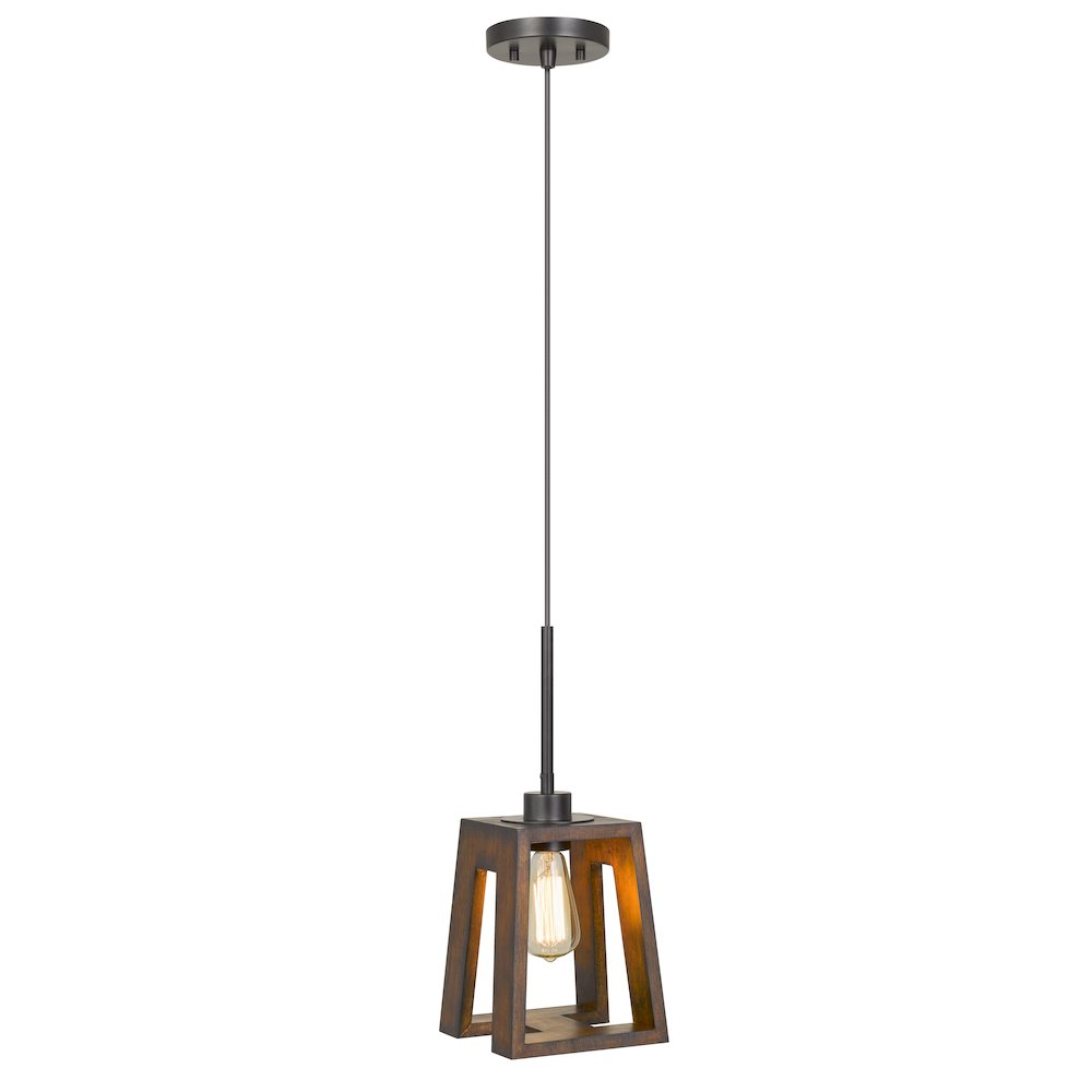 60W Biel Wood Pendant (Edison Bulb Not Included). Picture 3