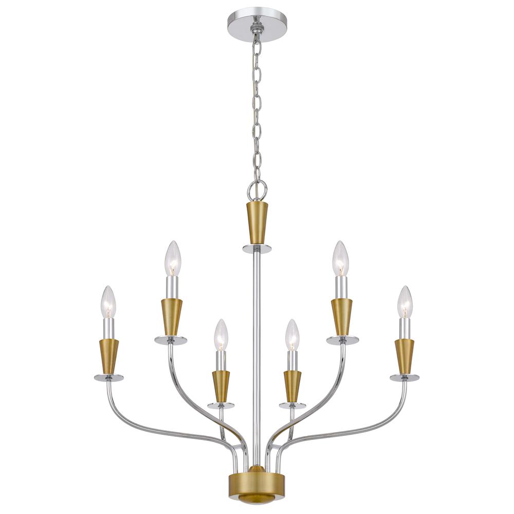 60W X 4 Weston Metal Chandelier. Picture 2
