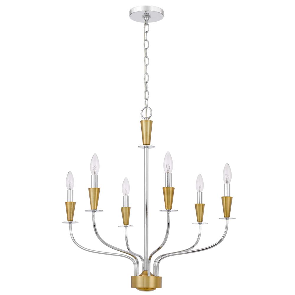 60W X 4 Weston Metal Chandelier. Picture 3