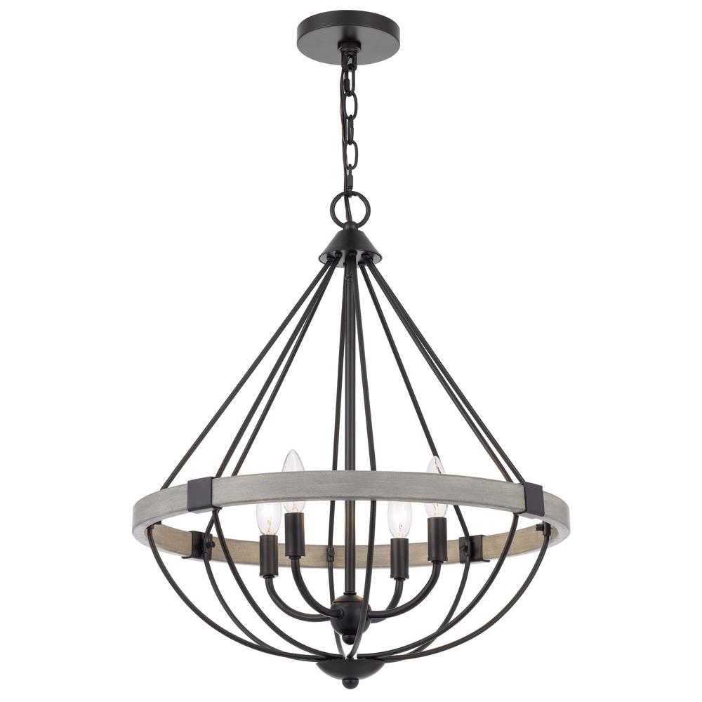 60W X 4 Somersworth Metal Chandelier. Picture 2