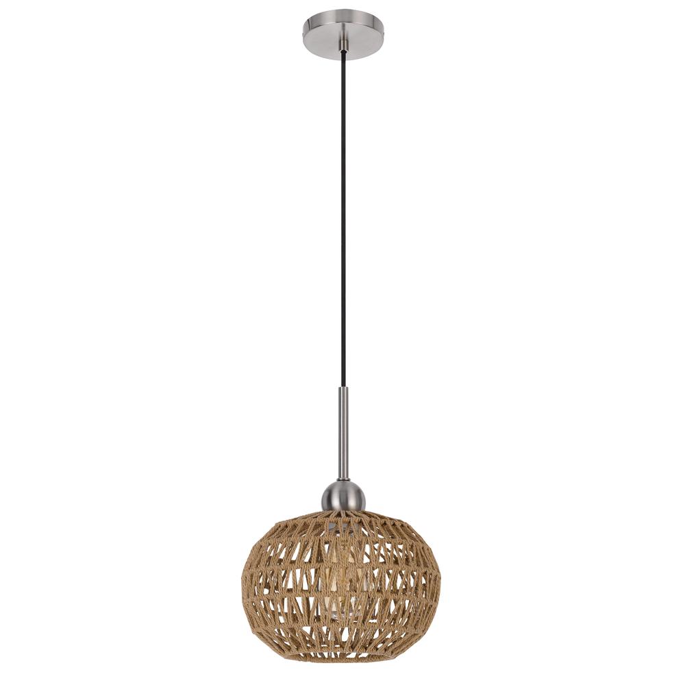 60W Medan Roped Pendant Fixture. Picture 1
