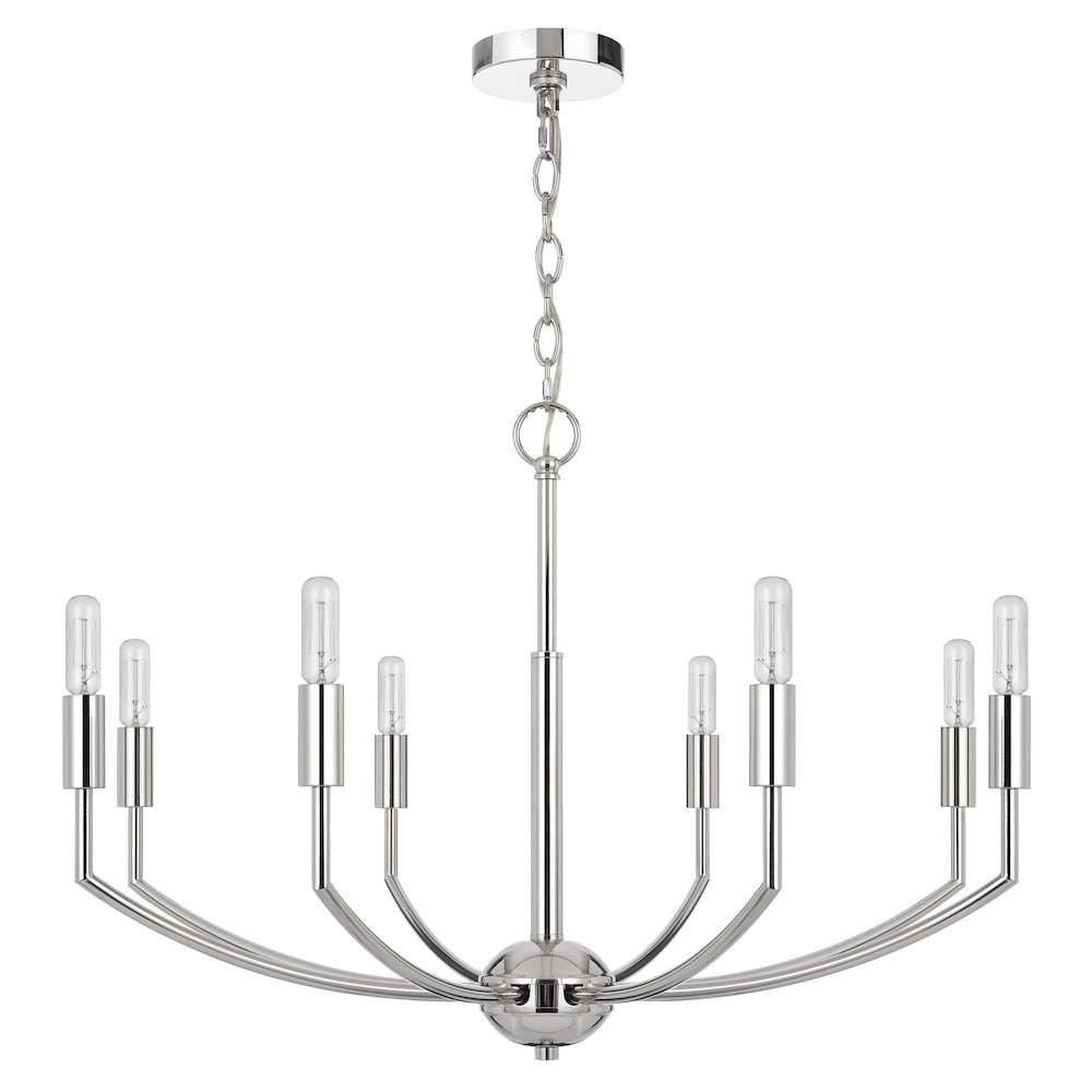 Maxton 60W X 8 Metal Chandelier. Picture 1