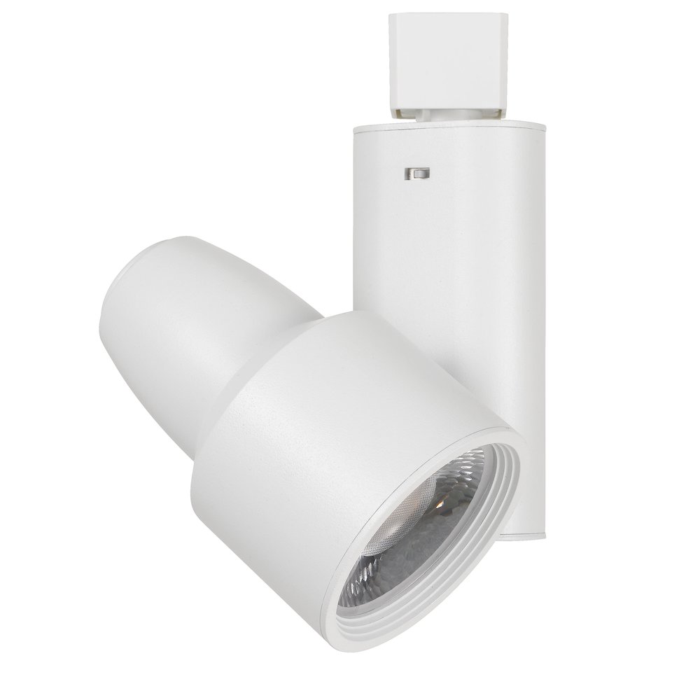 Integrated dimmable 40W LED track fixture with 3 level temperature control. 2700K/3000K/4000K., White. Picture 1