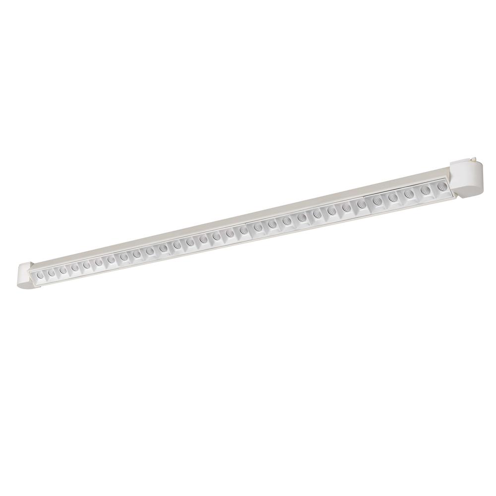 Dimmable integrated LED 60W,  3024 Lumen, 85 CRI, 3000K, 3 Wire Wall Wash Track Fixture, HT812LWH. Picture 1