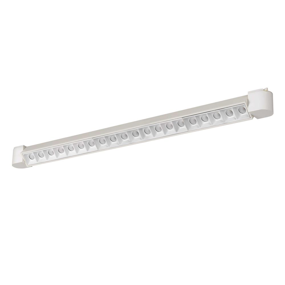 Dimmable integrated LED 60W,  3024 Lumen, 85 CRI, 3000K, 3 Wire Wall Wash Track Fixture, HT812MWH. Picture 1