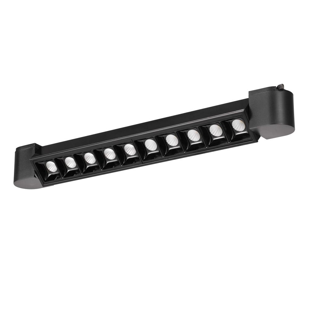 Dimmable integrated LED 60W,  3024 Lumen, 85 CRI, 3000K, 3 Wire Wall Wash Track Fixture, HT812SBK. Picture 1