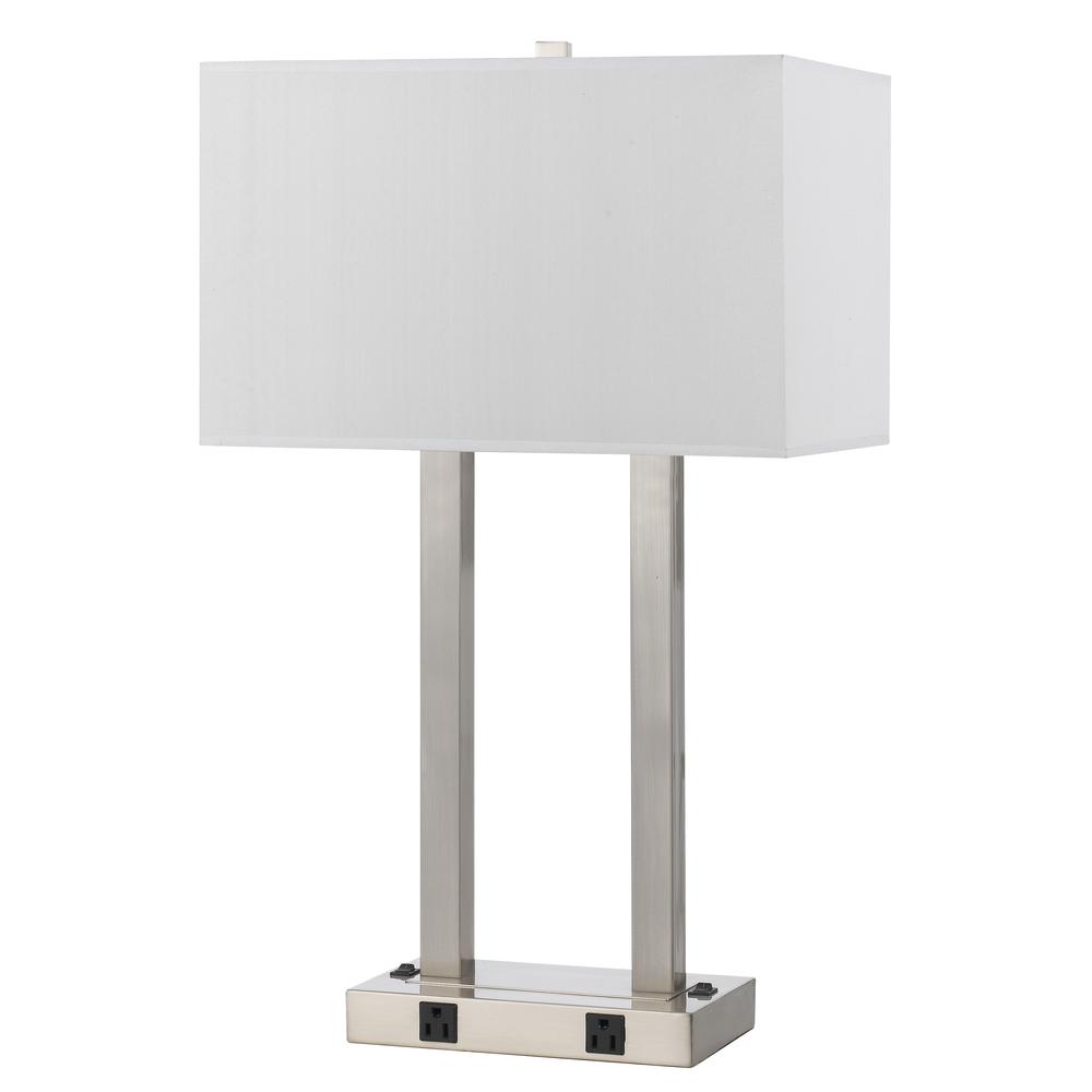 60W X 2 Metal Desk Lamp W/Two Outle. Picture 1