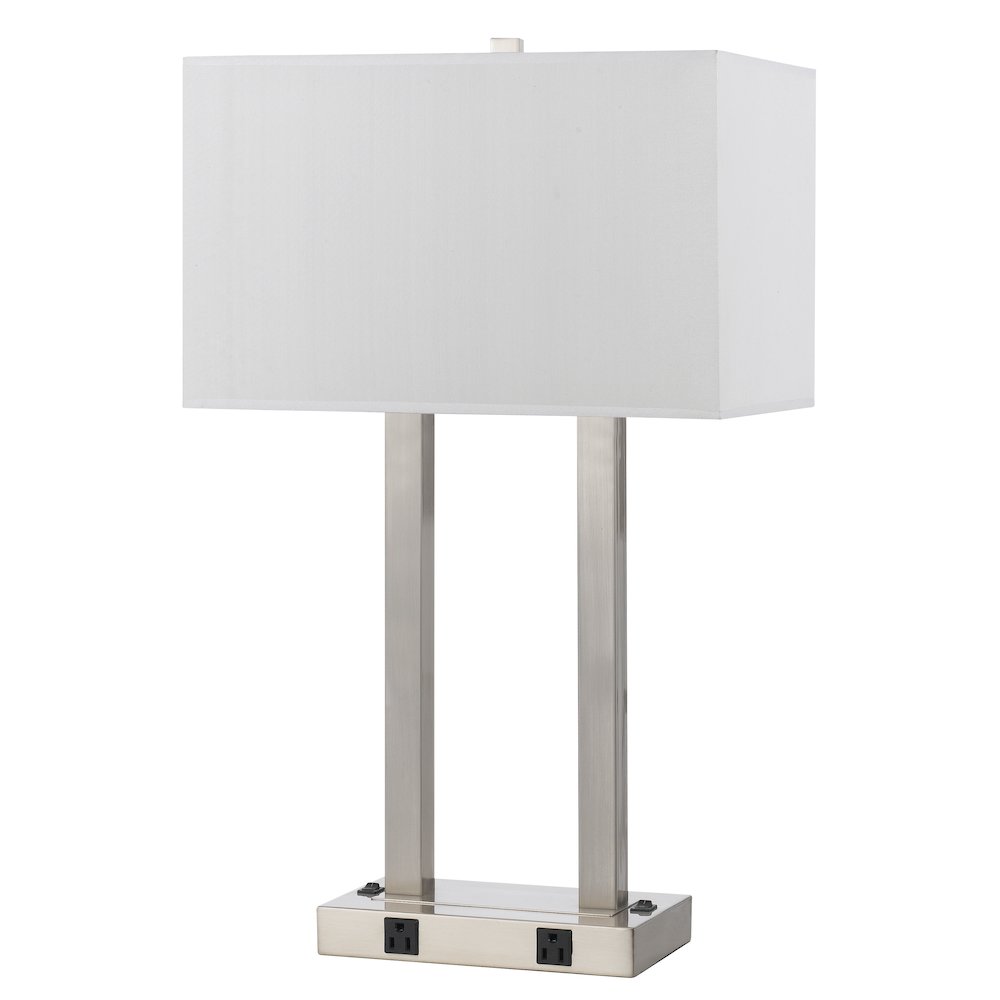 60W X 2 Metal Desk Lamp W/Two Outle. Picture 1