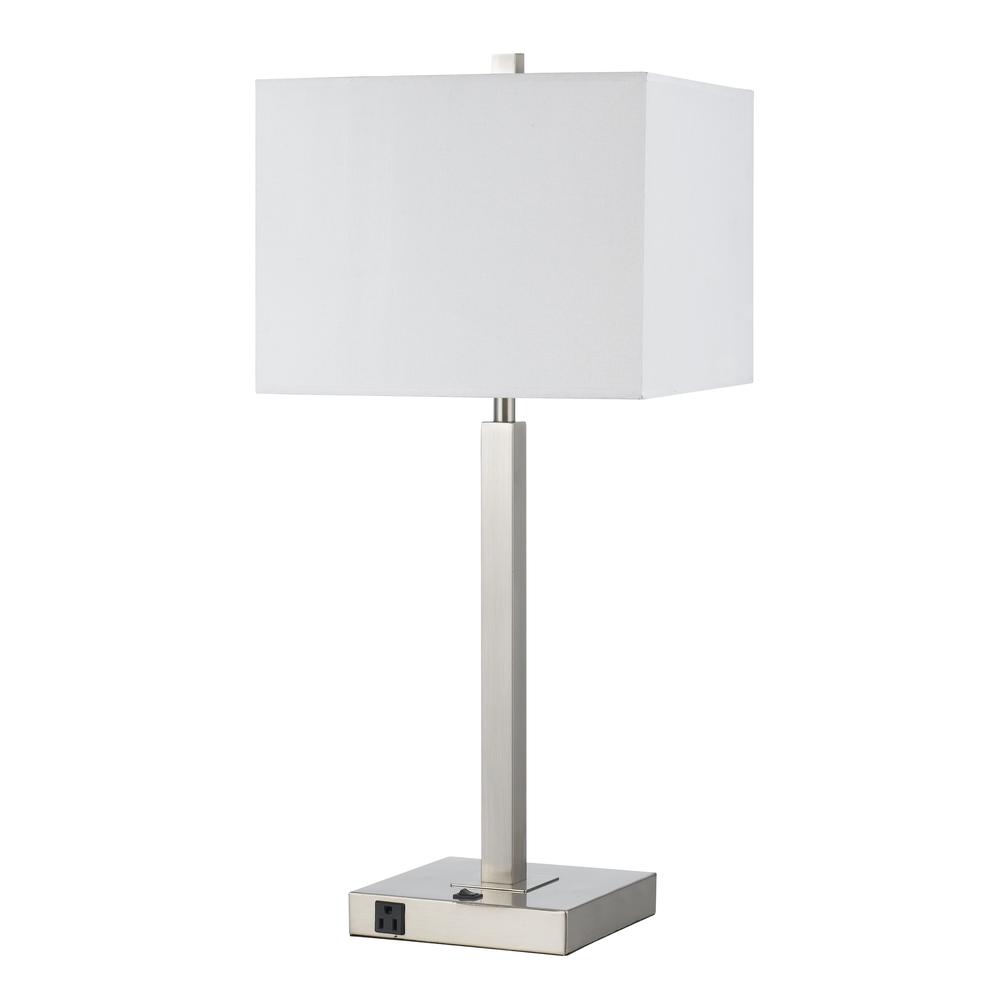 60W Metal N/S Lamp With Two Outlets. Picture 1