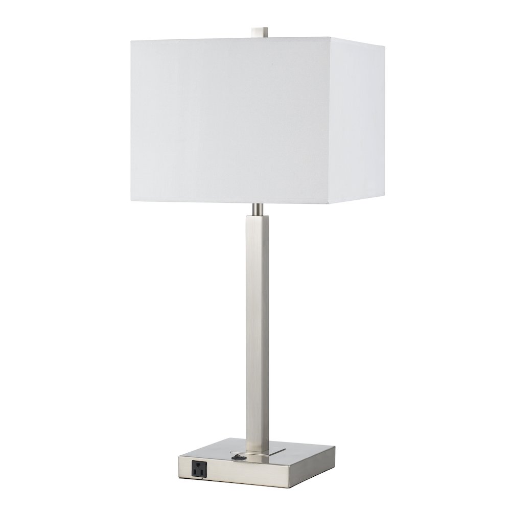 60W Metal N/S Lamp With Two Outlets. Picture 1