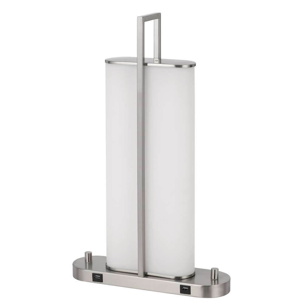 Zamora Dual Led Metal Night Stand / Table Lamp. Picture 1