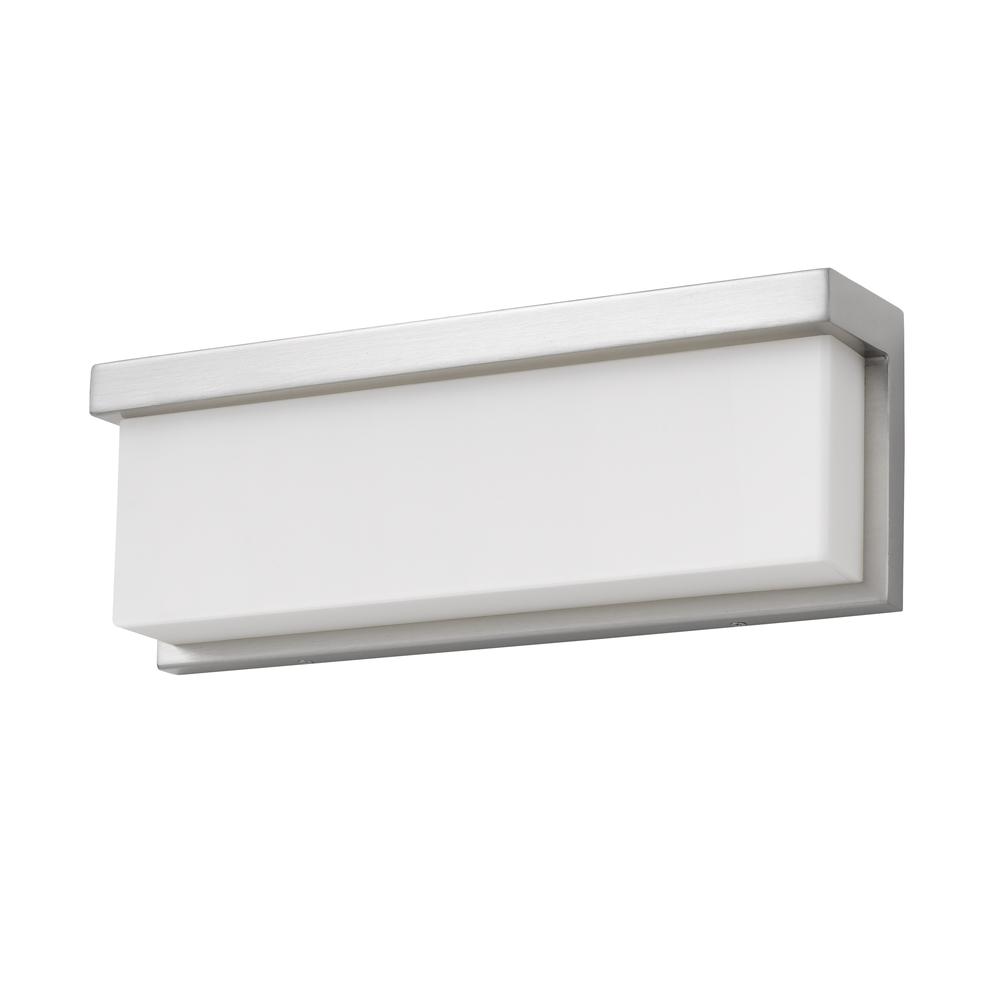 Almeria Metal Led 13" Vanity Light With Acrylic Shade. Picture 1